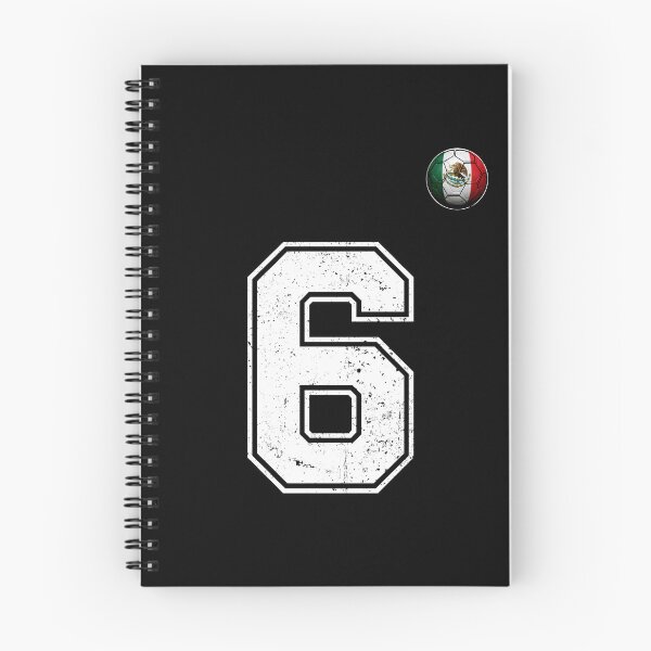 Item preview, Number 6 Mexico Flag Football Fan designed and sold by BernoNickel.
