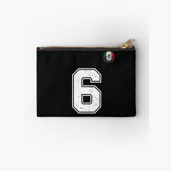 Item preview, Number 6 Mexico Flag Football Fan designed and sold by BernoNickel.