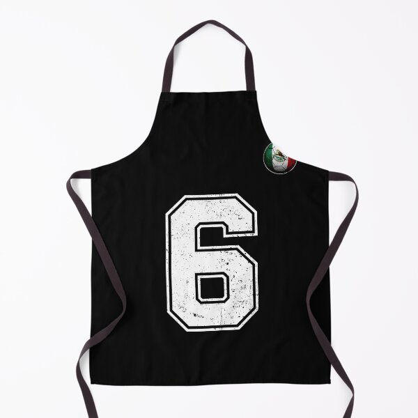 Item preview, Number 6 Mexico Flag Football Fan designed and sold by BernoNickel.
