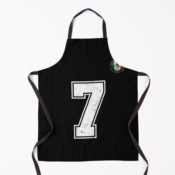 Item preview, Number 7 Mexico Flag Football Fan designed and sold by BernoNickel.