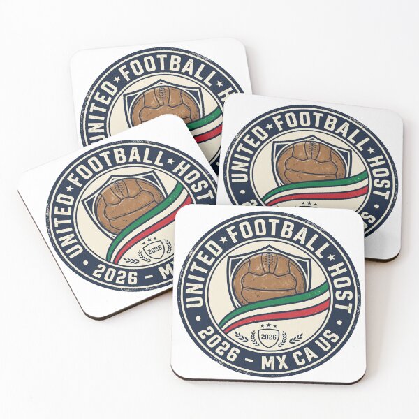 Item preview, United Football Host 2026 Retro Crest Soccer Fan designed and sold by PictoVibe.