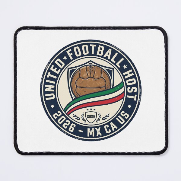 Item preview, United Football Host 2026 Retro Crest Soccer Fan designed and sold by PictoVibe.
