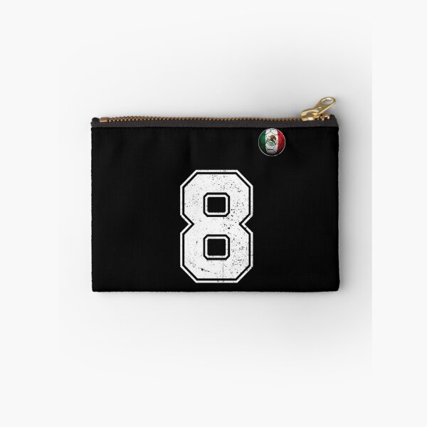 Item preview, Number 8 Mexico Flag Football Fan designed and sold by BernoNickel.