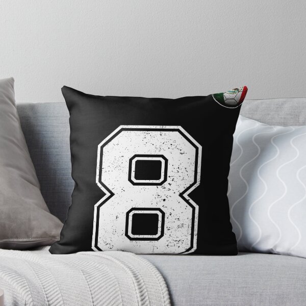 Item preview, Number 8 Mexico Flag Football Fan designed and sold by BernoNickel.