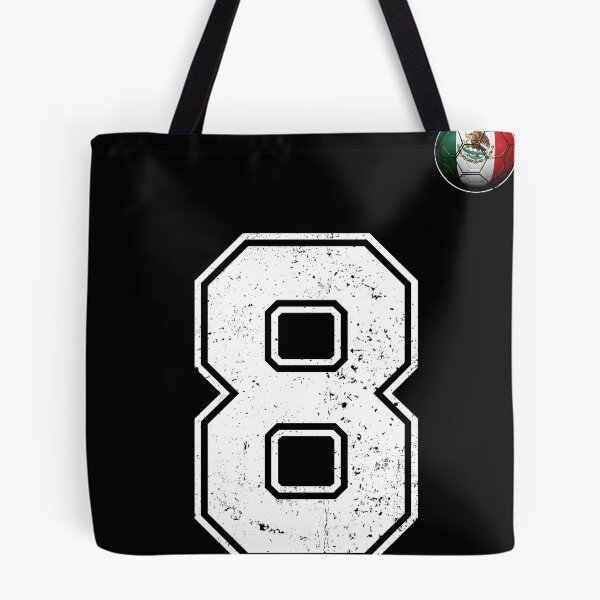 Item preview, Number 8 Mexico Flag Football Fan designed and sold by BernoNickel.