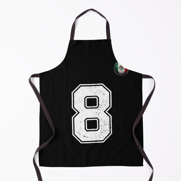 Item preview, Number 8 Mexico Flag Football Fan designed and sold by BernoNickel.