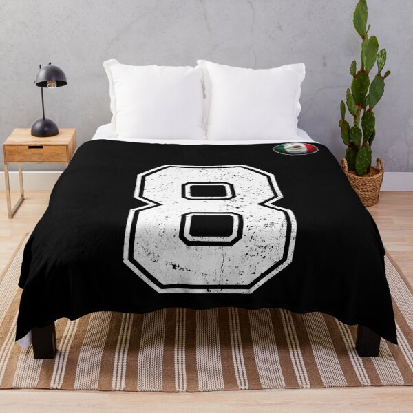 Item preview, Number 8 Mexico Flag Football Fan designed and sold by BernoNickel.