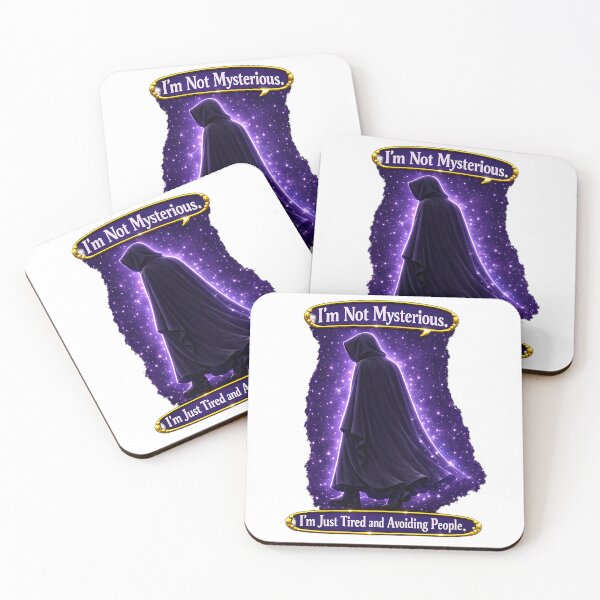 Item preview, I’m Not Mysterious I’m Just Tired and Avoiding People Funny designed and sold by ChaoticVibe22.