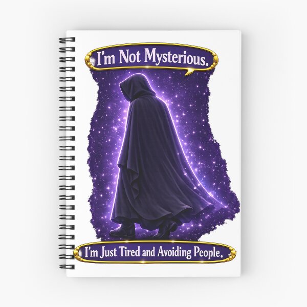 Item preview, I’m Not Mysterious I’m Just Tired and Avoiding People Funny designed and sold by ChaoticVibe22.