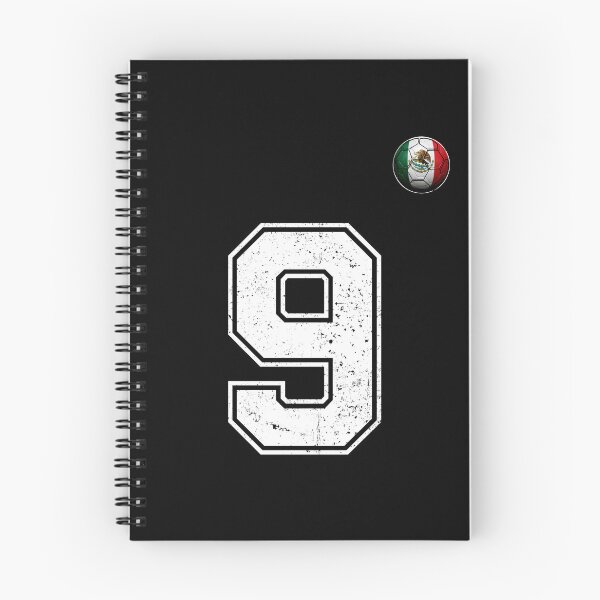 Item preview, Number 9 Mexico Flag Football Fan designed and sold by BernoNickel.