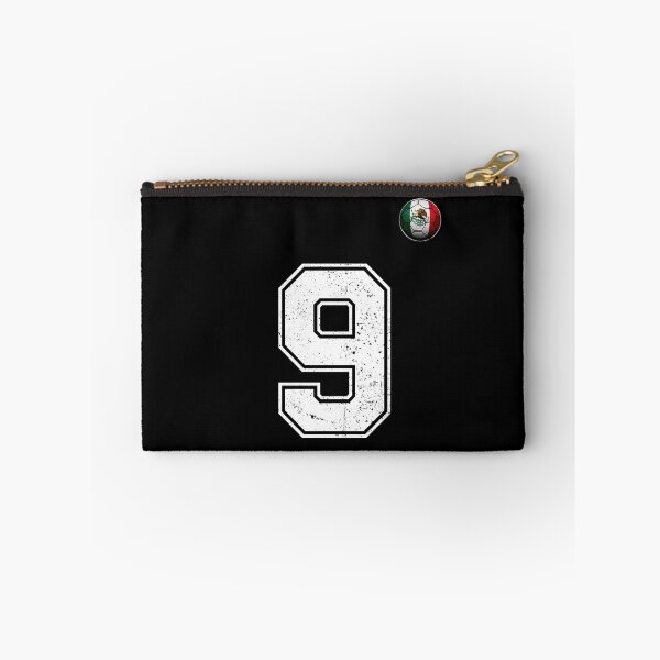 Item preview, Number 9 Mexico Flag Football Fan designed and sold by BernoNickel.