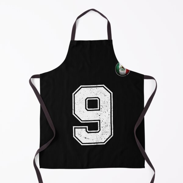 Item preview, Number 9 Mexico Flag Football Fan designed and sold by BernoNickel.