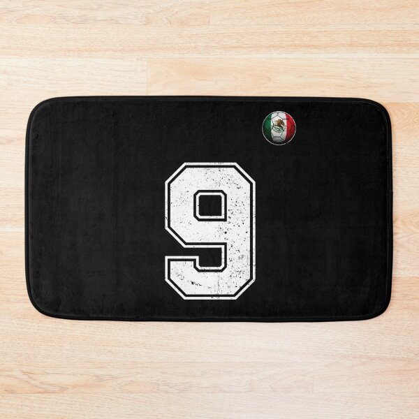 Item preview, Number 9 Mexico Flag Football Fan designed and sold by BernoNickel.
