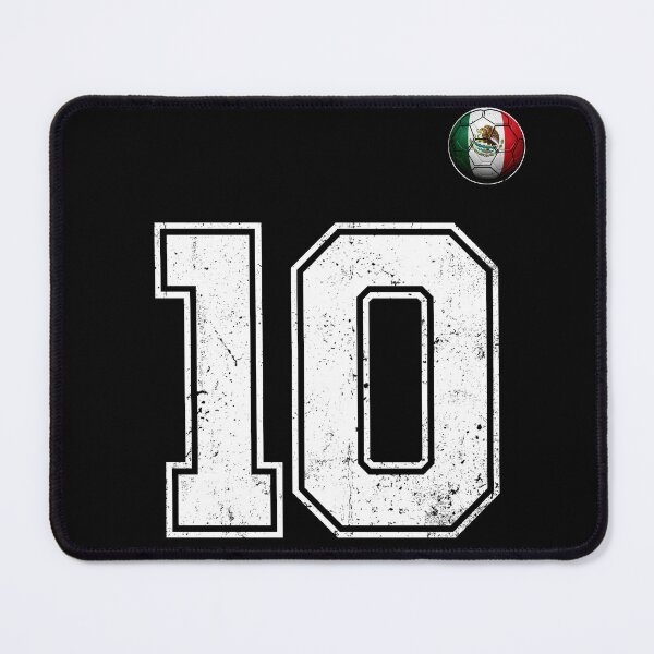 Item preview, Number 10 Mexico Flag Football Fan designed and sold by BernoNickel.