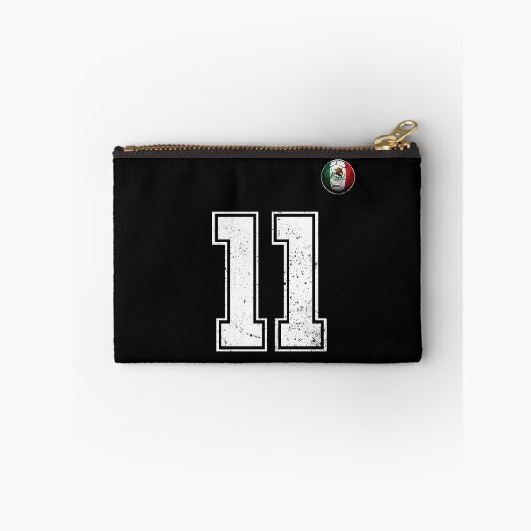 Item preview, Number 11 Mexico Flag Football Fan designed and sold by BernoNickel.