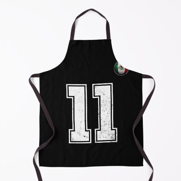Item preview, Number 11 Mexico Flag Football Fan designed and sold by BernoNickel.