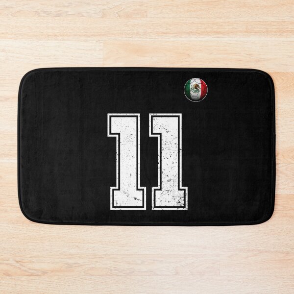 Item preview, Number 11 Mexico Flag Football Fan designed and sold by BernoNickel.