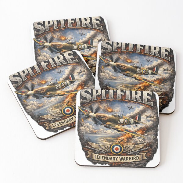 Item preview, Supermarine Spitfire Vintage Fighter Plane Aviation T-Shirt designed and sold by extremeshirt.