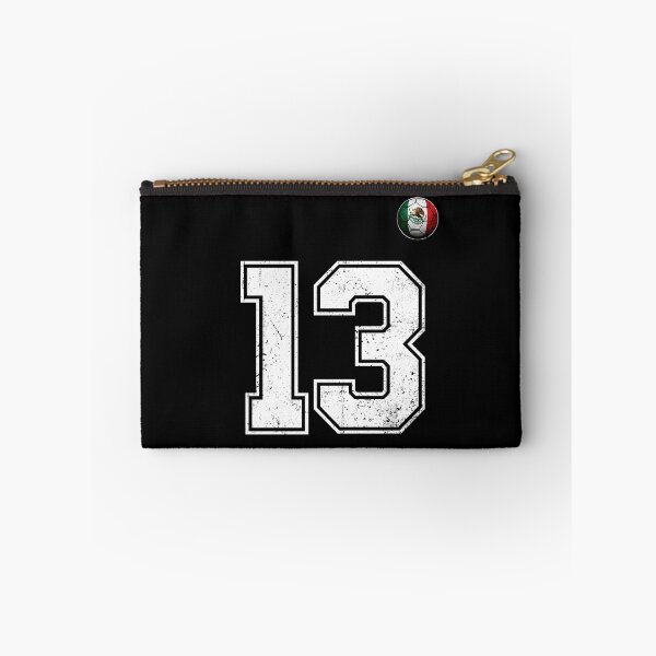 Item preview, Number 13 Mexico Flag Football Fan designed and sold by BernoNickel.