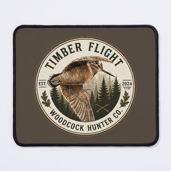 Item preview, Timber Flight Woodcock Hunting Badge Design designed and sold by TammyHunterArt.
