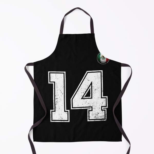 Item preview, Number 14 Mexico Flag Football Fan designed and sold by BernoNickel.