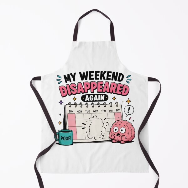 Item preview, My Weekend Disappeared Again Funny Work Burnout Humor designed and sold by Magmashup.