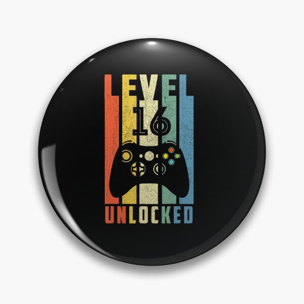 Item preview, Level 16 Unlocked Retro Gamer Birthday for Teenage Gaming Fans designed and sold by FGTV2021.