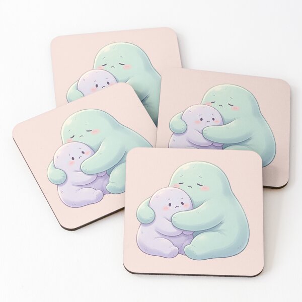 Item preview,  Anxious Blob Hug Emotional Support  designed and sold by VibeShift Studio.
