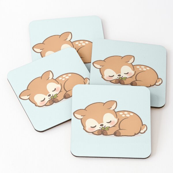 Item preview, Sweet Chibi Deer Cute Woodland Fawn designed and sold by tineldesign.