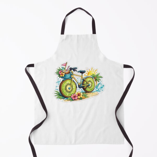 Item preview, kiwi bicycle fruit Summer Beach designed and sold by QuiteOrbit.
