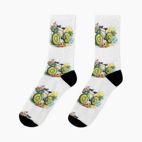 Item preview, kiwi bicycle fruit Summer Beach designed and sold by QuiteOrbit.