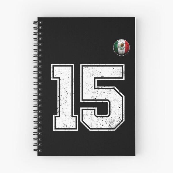 Item preview, Number 15 Mexico Flag Football Fan designed and sold by BernoNickel.