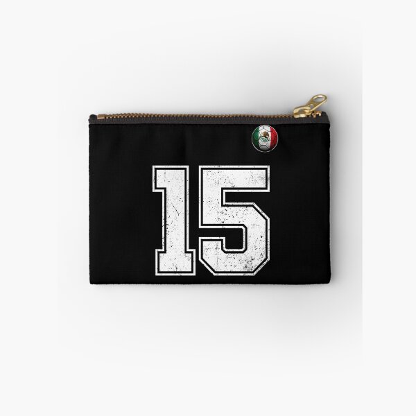 Item preview, Number 15 Mexico Flag Football Fan designed and sold by BernoNickel.