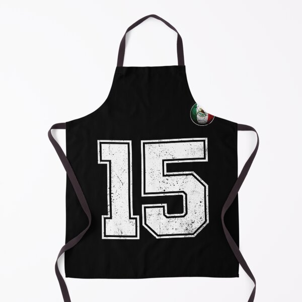 Item preview, Number 15 Mexico Flag Football Fan designed and sold by BernoNickel.
