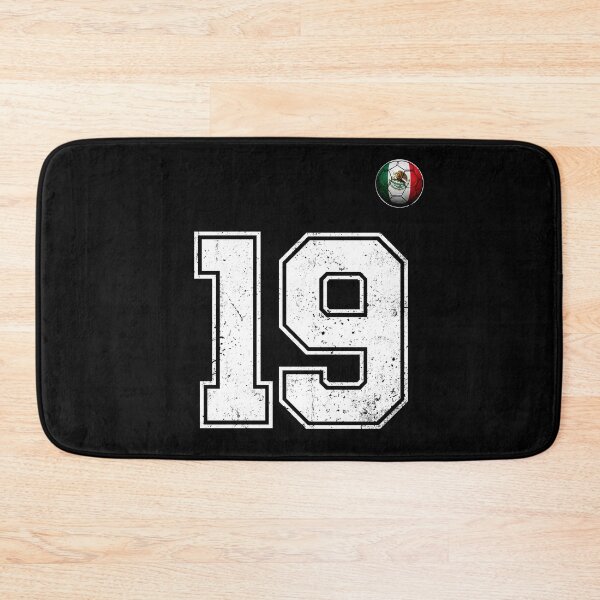Item preview, Number 19 Mexico Flag Football Fan designed and sold by BernoNickel.