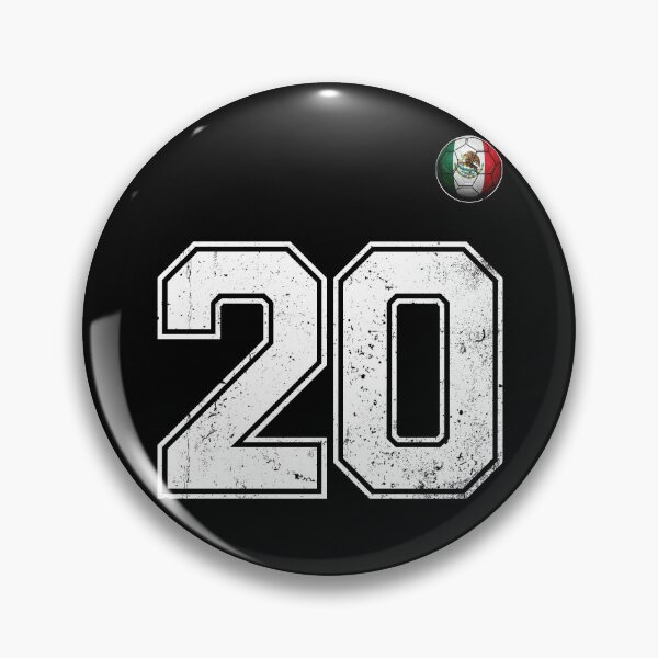 Item preview, Number 20 Mexico Flag Football Fan designed and sold by BernoNickel.