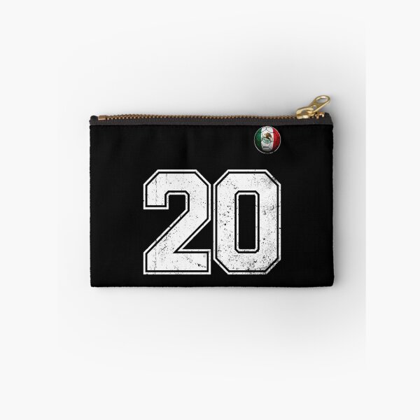 Item preview, Number 20 Mexico Flag Football Fan designed and sold by BernoNickel.