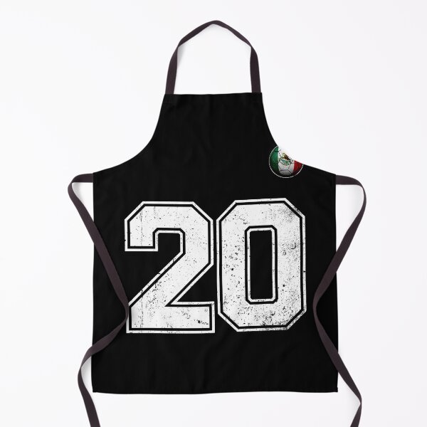 Item preview, Number 20 Mexico Flag Football Fan designed and sold by BernoNickel.
