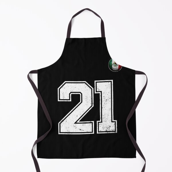 Item preview, Number 21 Mexico Flag Football Fan designed and sold by BernoNickel.