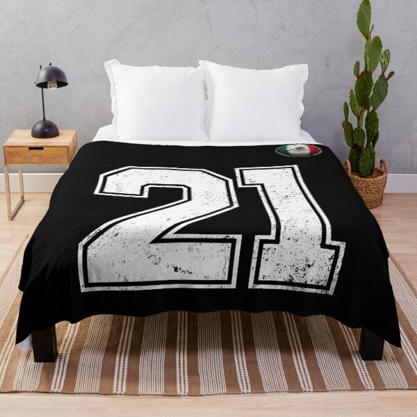 Item preview, Number 21 Mexico Flag Football Fan designed and sold by BernoNickel.