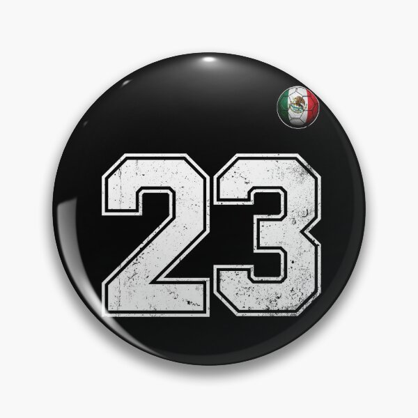 Item preview, Number 23 Mexico Flag Football Fan designed and sold by BernoNickel.