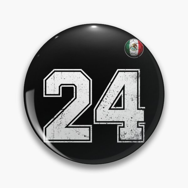 Item preview, Number 24 Mexico Flag Football Fan designed and sold by BernoNickel.