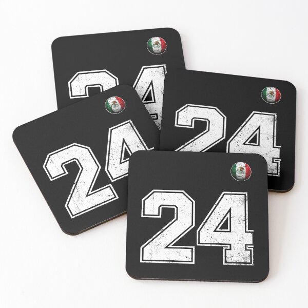Item preview, Number 24 Mexico Flag Football Fan designed and sold by BernoNickel.