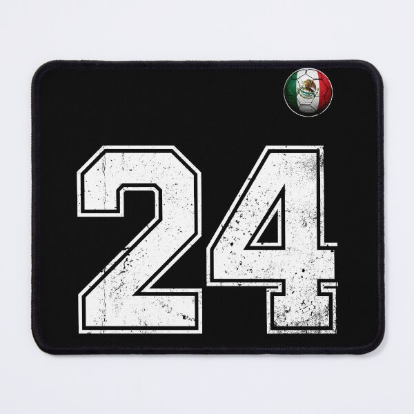 Item preview, Number 24 Mexico Flag Football Fan designed and sold by BernoNickel.