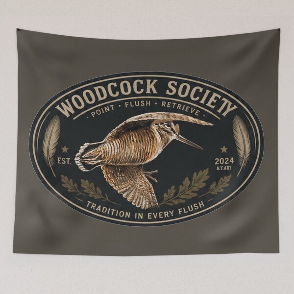 Item preview, Woodcock Society , Hunting Logo PNG designed and sold by TammyHunterArt.