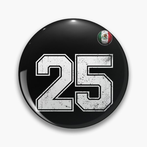 Item preview, Number 25 Mexico Flag Football Fan designed and sold by BernoNickel.