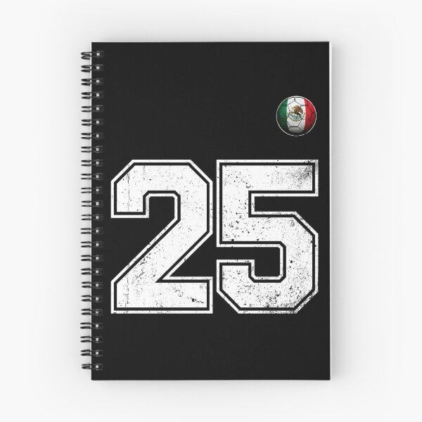 Item preview, Number 25 Mexico Flag Football Fan designed and sold by BernoNickel.