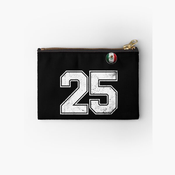 Item preview, Number 25 Mexico Flag Football Fan designed and sold by BernoNickel.