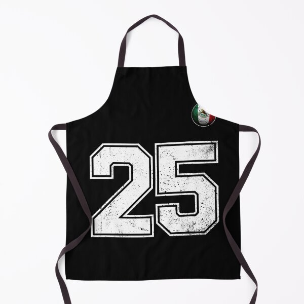 Item preview, Number 25 Mexico Flag Football Fan designed and sold by BernoNickel.