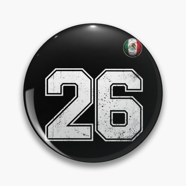 Item preview, Number 26 Mexico Flag Football Fan designed and sold by BernoNickel.